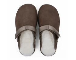 UGG GOLDENSTAR CLOG CHOCOLATE с мехом