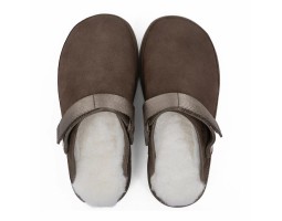 UGG GOLDENSTAR CLOG CHOCOLATE с мехом