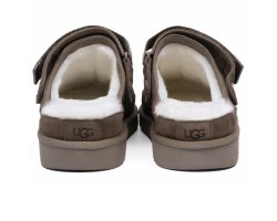 UGG GOLDENSTAR CLOG CHOCOLATE с мехом