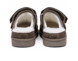 UGG GOLDENSTAR CLOG CHOCOLATE с мехом