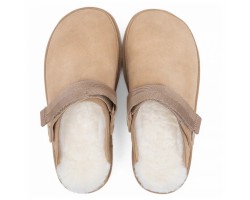 UGG GOLDENSTAR CLOG SAND с мехом