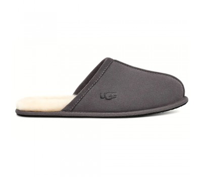 UGG MENS SCUFF SLIPPER DARK GREY