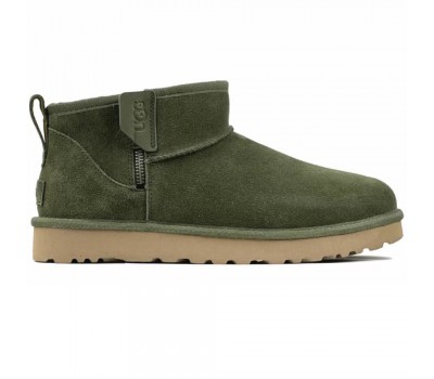 UGG MEN'S CLASSIC ULTRA MINI KHAKI ZIP