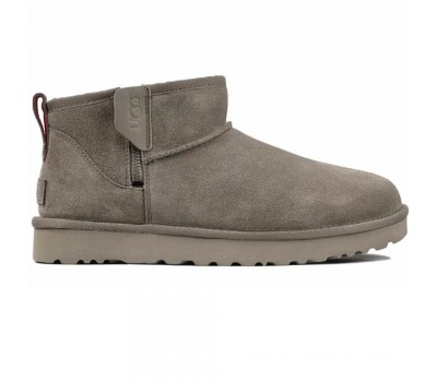 UGG MEN'S CLASSIC ULTRA MINI SMOKE ZIP