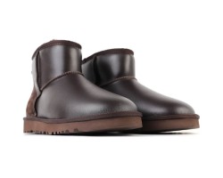 UGG MENS CLASSIC MINI METALLIC CHOCOLATE