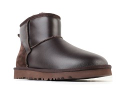 UGG MENS CLASSIC MINI METALLIC CHOCOLATE