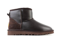 UGG MENS CLASSIC MINI METALLIC CHOCOLATE