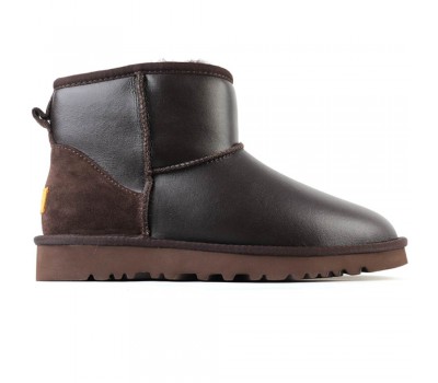 UGG MENS CLASSIC MINI METALLIC CHOCOLATE