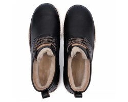 UGG NENS NEUMEL GENTLEMAN LEATHER BLACK