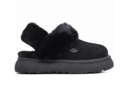 UGG SLIPPERS DISQUETTE BLACK