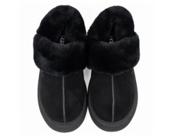 UGG SLIPPERS DISQUETTE BLACK