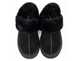 UGG SLIPPERS DISQUETTE BLACK