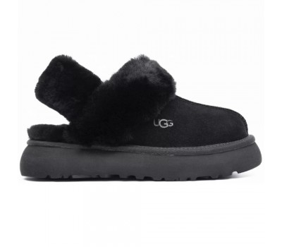 UGG SLIPPERS DISQUETTE BLACK