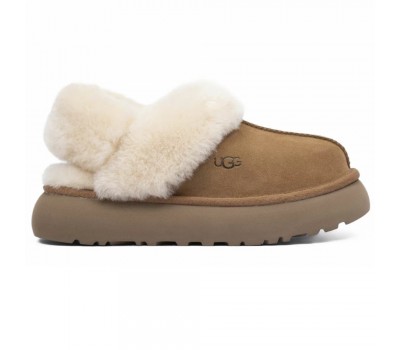 UGG SLIPPERS DISQUETTE CHESTNUT