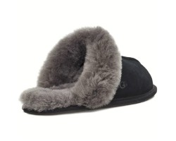 UGG MENS SLIPPERS SCUFETTE BLACK