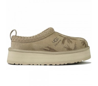 UGG WOMEN'S TASMAN TAZZ PLATFORM EREWHON CAMEL