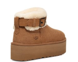 UGG ULTRA MINI BELTED ROLLER CHESTNUT