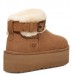 UGG ULTRA MINI BELTED ROLLER CHESTNUT