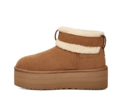 UGG ULTRA MINI BELTED ROLLER CHESTNUT