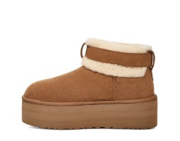 UGG ULTRA MINI BELTED ROLLER CHESTNUT