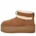 UGG ULTRA MINI BELTED ROLLER CHESTNUT