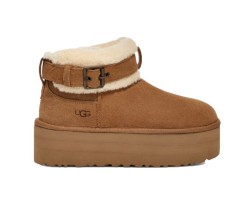 UGG ULTRA MINI BELTED ROLLER CHESTNUT