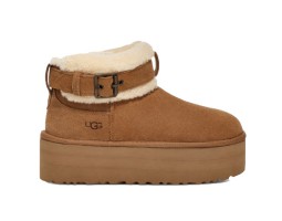 UGG ULTRA MINI BELTED ROLLER CHESTNUT