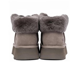 UGG FUNKETTE PLATFORM BOOTS SMOKE