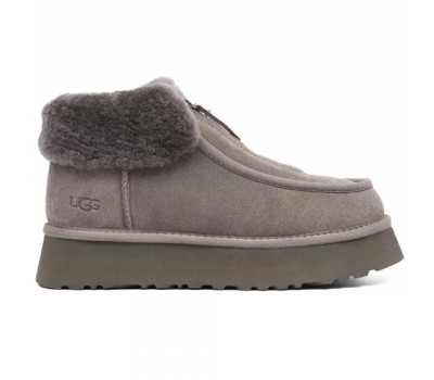 UGG FUNKETTE PLATFORM BOOTS SMOKE