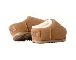 WOMEN'S PUMPED SLIDE CHESTNUT