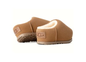 WOMEN'S PUMPED SLIDE CHESTNUT