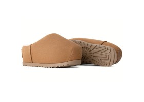 WOMEN'S PUMPED SLIDE CHESTNUT