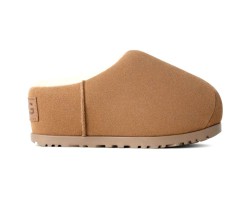 WOMEN'S PUMPED SLIDE CHESTNUT