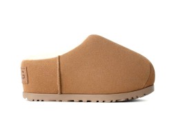 WOMEN'S PUMPED SLIDE CHESTNUT