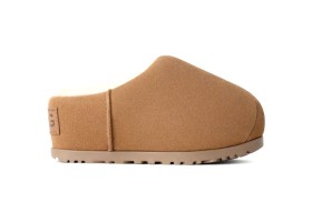 WOMEN'S PUMPED SLIDE CHESTNUT