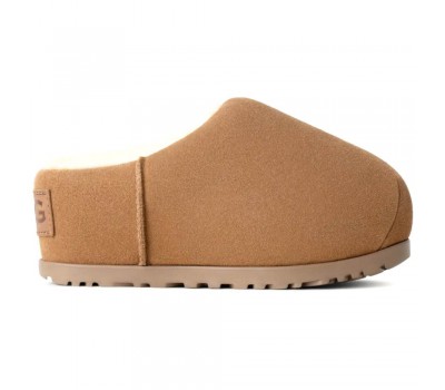 WOMEN'S PUMPED SLIDE CHESTNUT