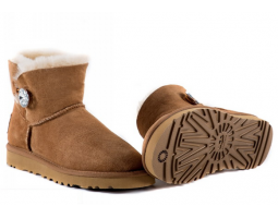 UGG MINI BAILEY BUTTON BLING CHESTNUT