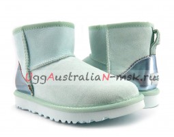 UGG CLASSIC MINI II METALLIC ICEBERG