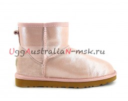 UGG CLASSIC MINI II GLITTER ROSE