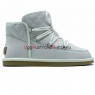 UGG LODGE MINI LEATHER WHITE