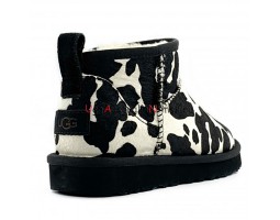 CLASSIC ULTRA MINI COW PRINT BLACK