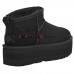 UGG CLASSIC ULTRA MINI PLATFORM BLACK