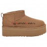 UGG CLASSIC ULTRA MINI PLATFORM CHESTNUT