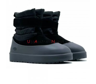 UGG MENS CLASSIC SHORT PULL-ON BLACK