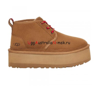 UGG NEUMEL HERITAGE PLATFORM CHESTNUT