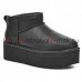 CLASSIC ULTRA MINI PLATFORM LEATHER BLACK