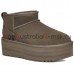 UGG CLASSIC ULTRA MINI PLATFORM SLATE