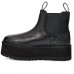 UGG NEUMEL PLATFORM CHELSEA BLACK LEATHER