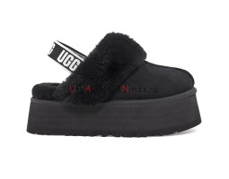 UGG FUNKETTE SLIPPER BLACK