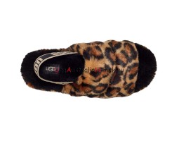 UGG FLUFF YEAH SLIDE LEOPARD